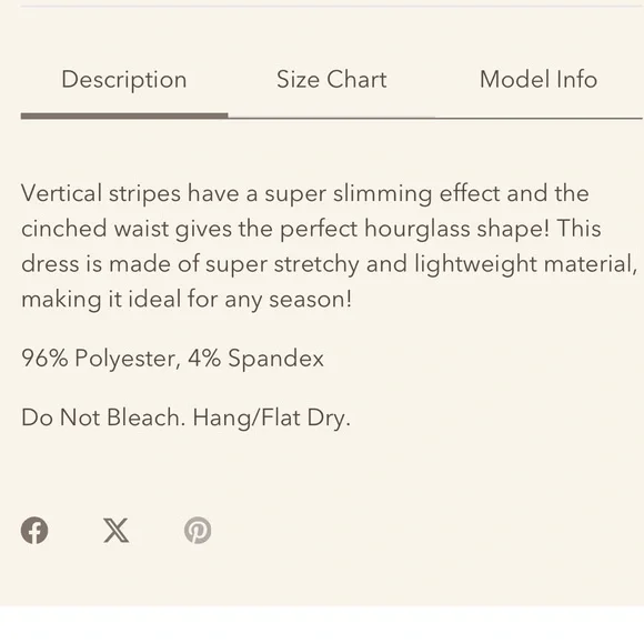 Brand New | Striped Midi Dress - Picture 4 of 14